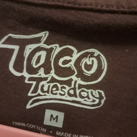 Taco Tuesday Brown Grim Reaper Graphic Tee - Picture 3 of 5